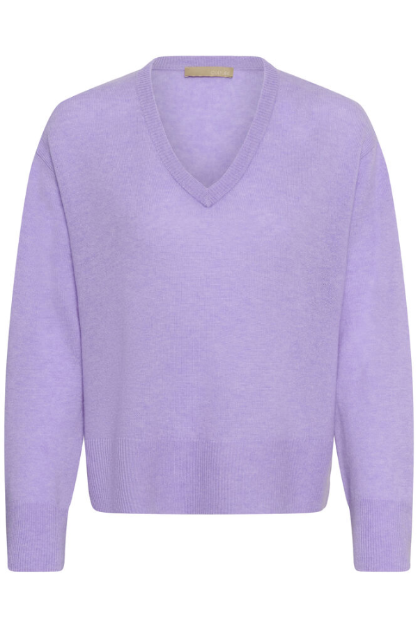 Bethina Wool-Cashmere Pullover | Violet