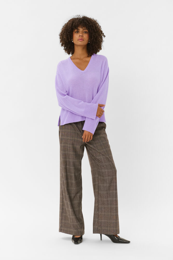 Bethina Wool-Cashmere Pullover | Violet