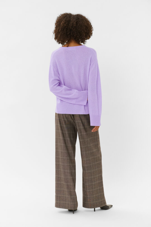 Bethina Wool-Cashmere Pullover | Violet