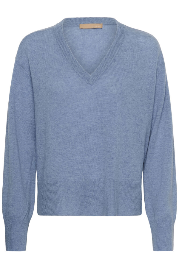 Bethina Wool-Cashmere Pullover | Forever Blue