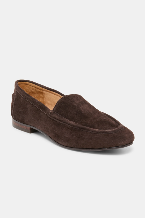 Mattie Dark Brown Suede
