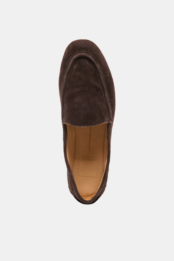 Mattie Dark Brown Suede