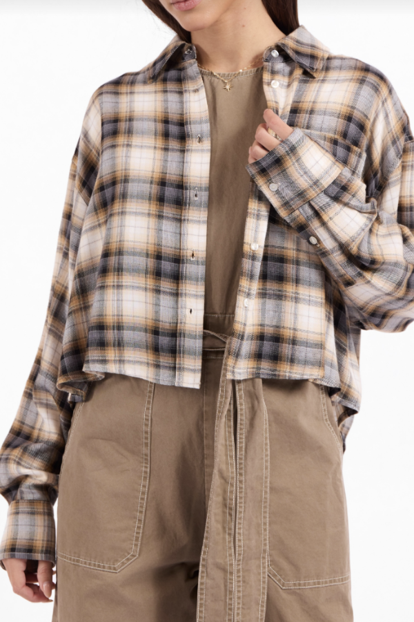 Cambridge Crop Plaid Shirt