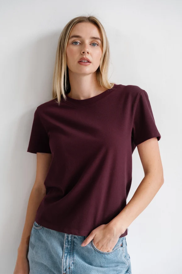 Paris Tee | Plum
