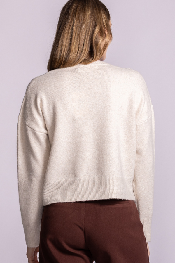 The Skye Crop Knit Pullover