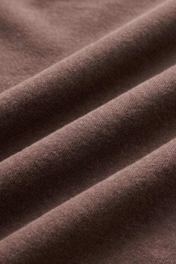 Circuit Terry Knit Crew Neck | Dark Chocolate