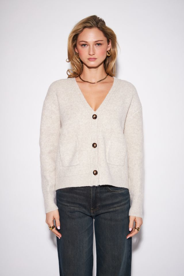 Braxton Oat Cardigan