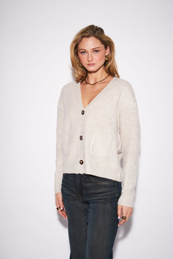 Braxton Oat Cardigan