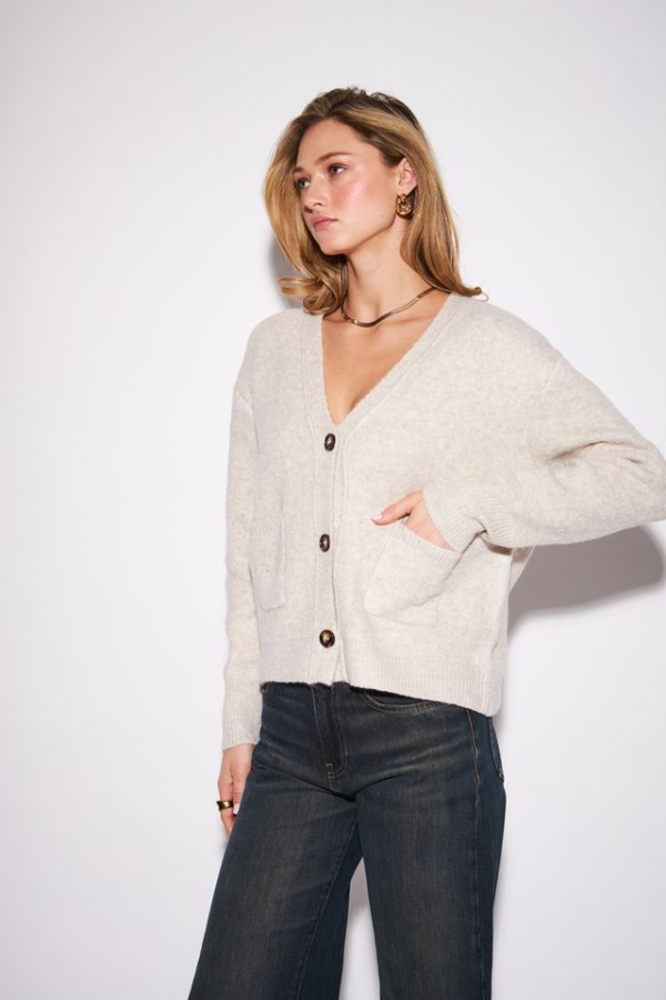 Braxton Oat Cardigan