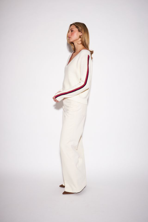 Truett Varsity Cream Pullover