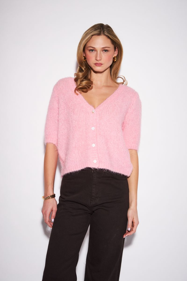 Nora Warm Blush Cardigan