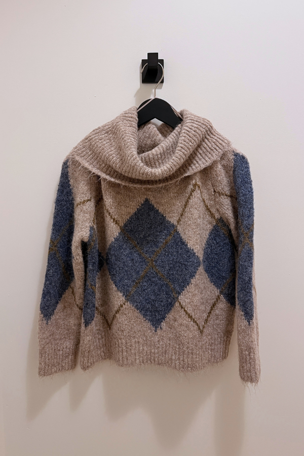 Charleen Cowlneck Wool Sweater