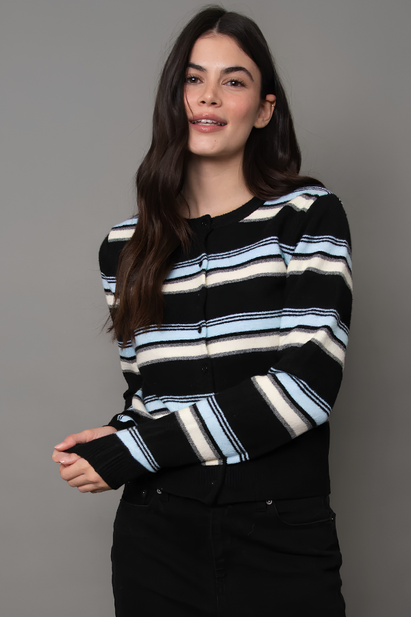 Iolanta Stripe Cardigan