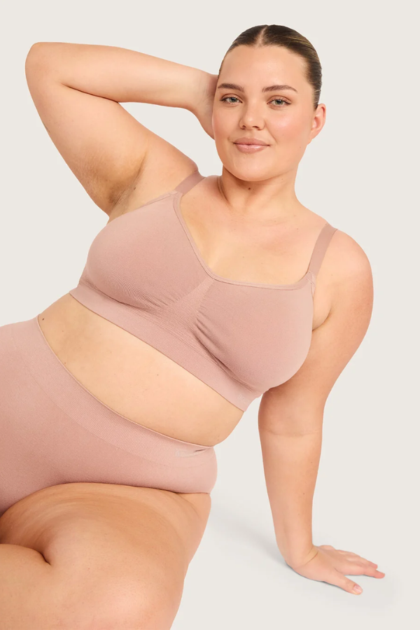 Wireless Full Bust T-Shirt Bra | Chai
