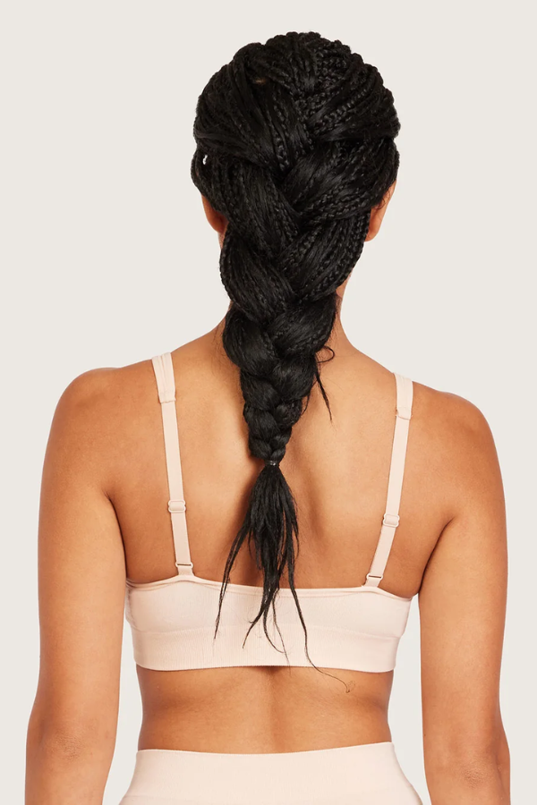 Wireless Plunge Bralette | Nude