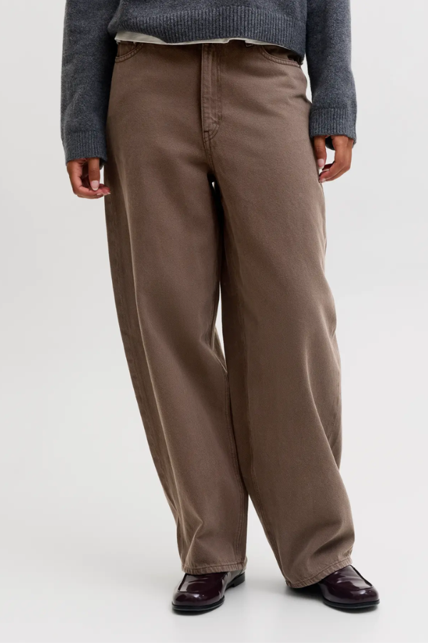 Baggy Barrel Leg | Chocolate