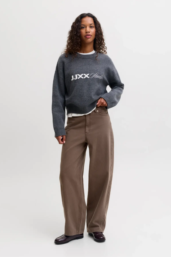 Baggy Barrel Leg | Chocolate