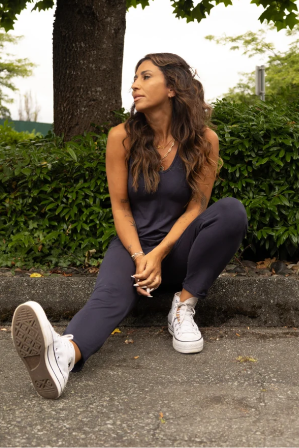 Saturday Romper | Navy